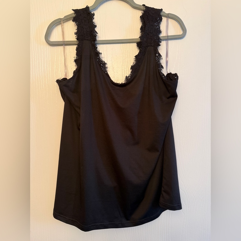 Daytrip Black Lace Accent Camisole